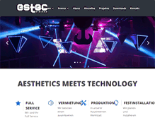 Tablet Screenshot of estecvisions.com